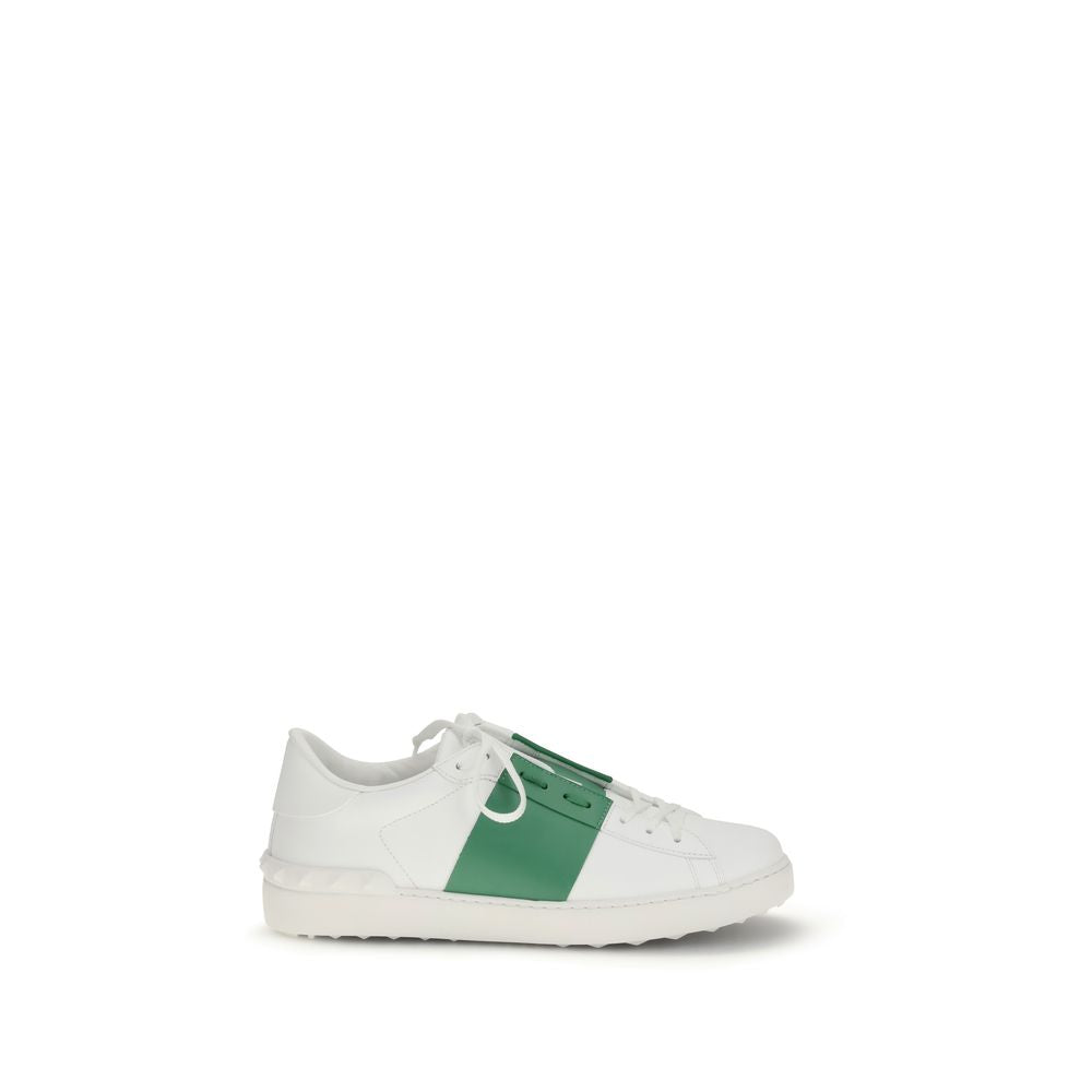 Valentino Garavani White Calf Leather Sneakers mens luxury fashion - Mens Edit