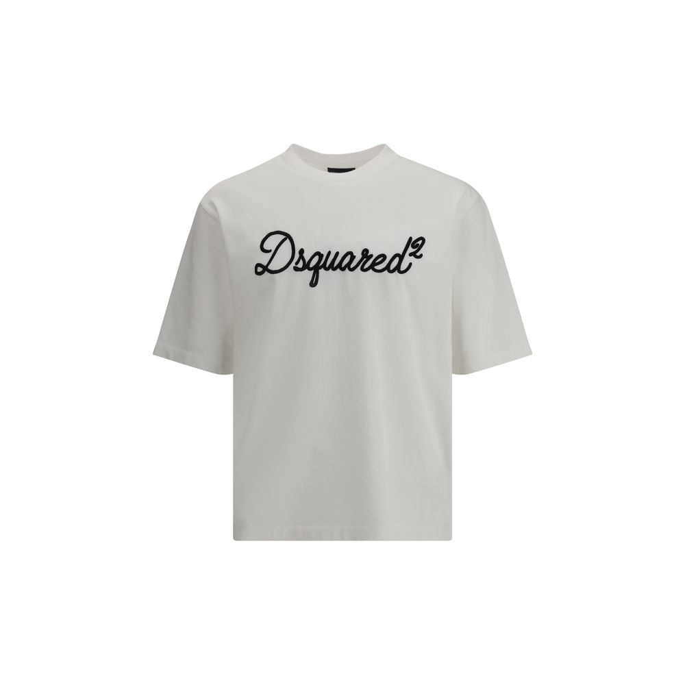 Dsquared² Cotton T-Shirt in White mens luxury fashion - Mens Edit