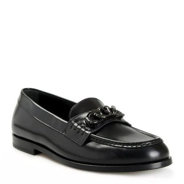 Valentino Garavani Δερμάτινα Slip-on Loafers σε Μαύρο