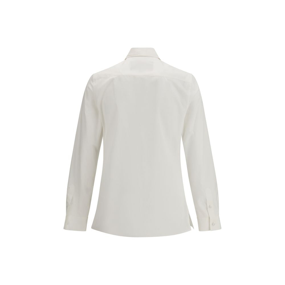 Valentino Garavani 100% Cotton Dress Shirt in White