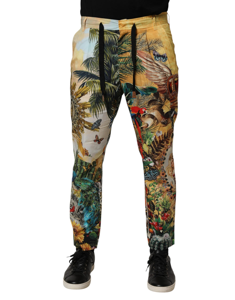 Dolce & Gabbana Cotton Lounge Trousers in Multicolor