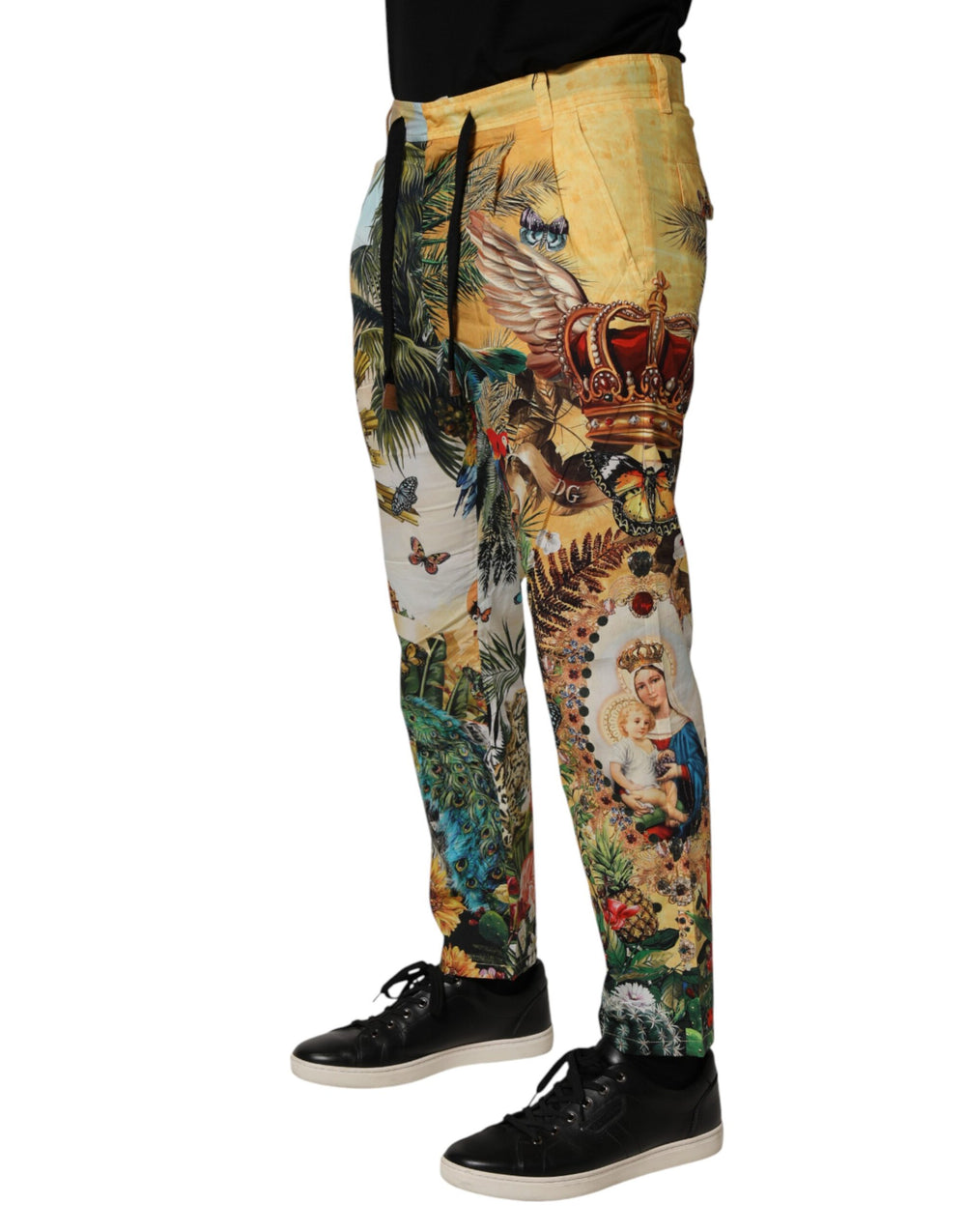 Dolce & Gabbana Cotton Lounge Trousers in Multicolor