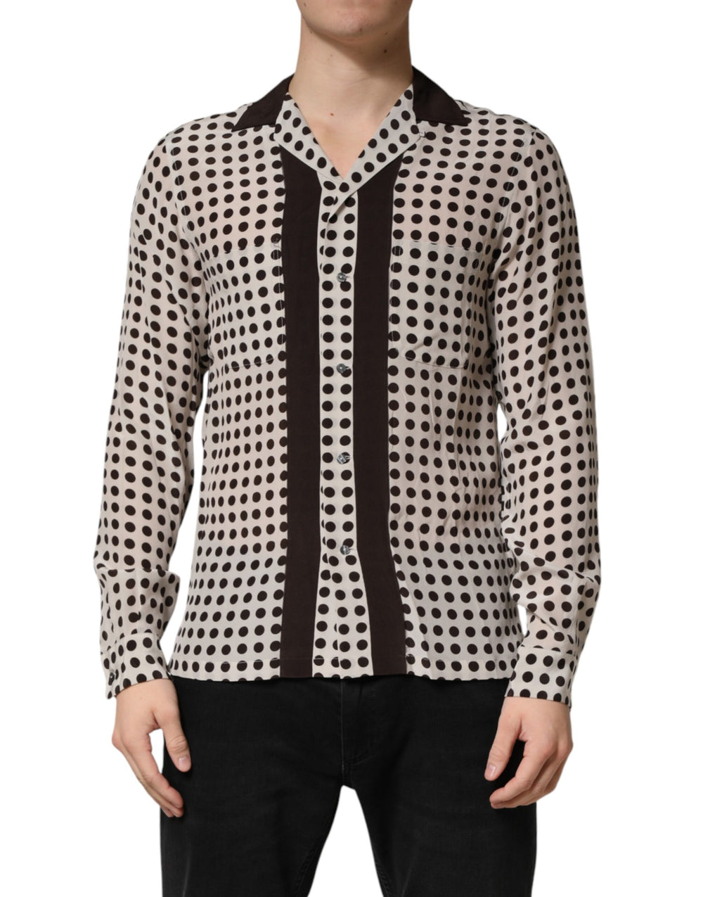 Dolce & Gabbana Silk Shirt in White