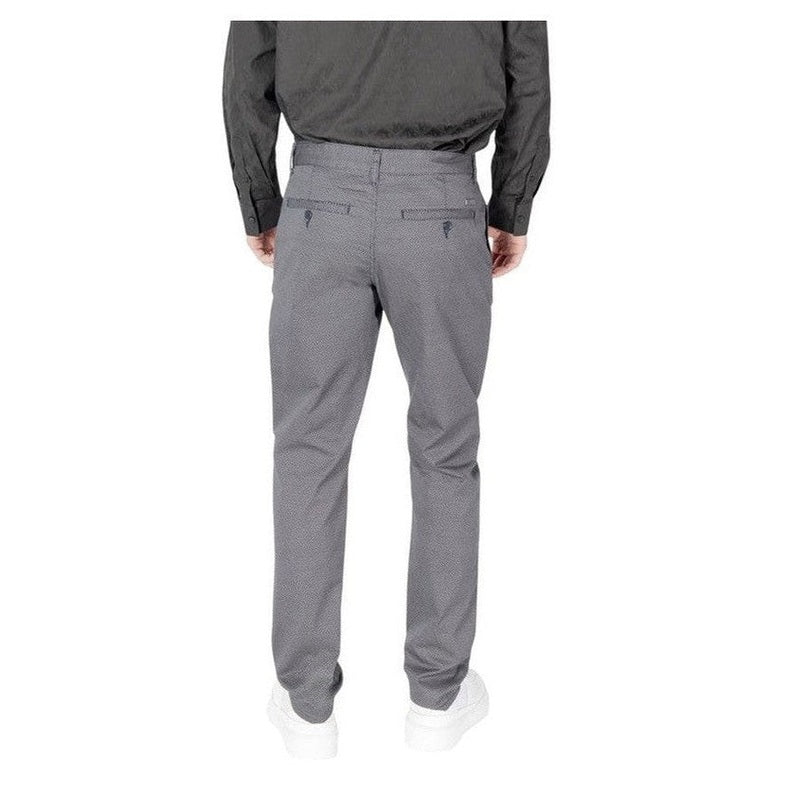 Armani Exchange Cotton Skinny Trousers in Blue