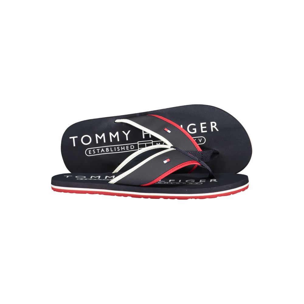 Tommy Hilfiger Blue Polyurethane Slide Sandal