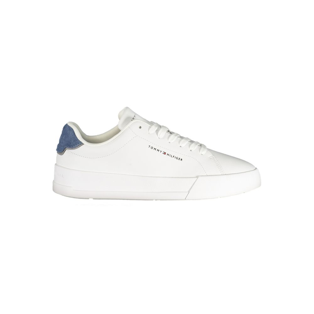Tommy Hilfiger White Polyurethane Sneaker
