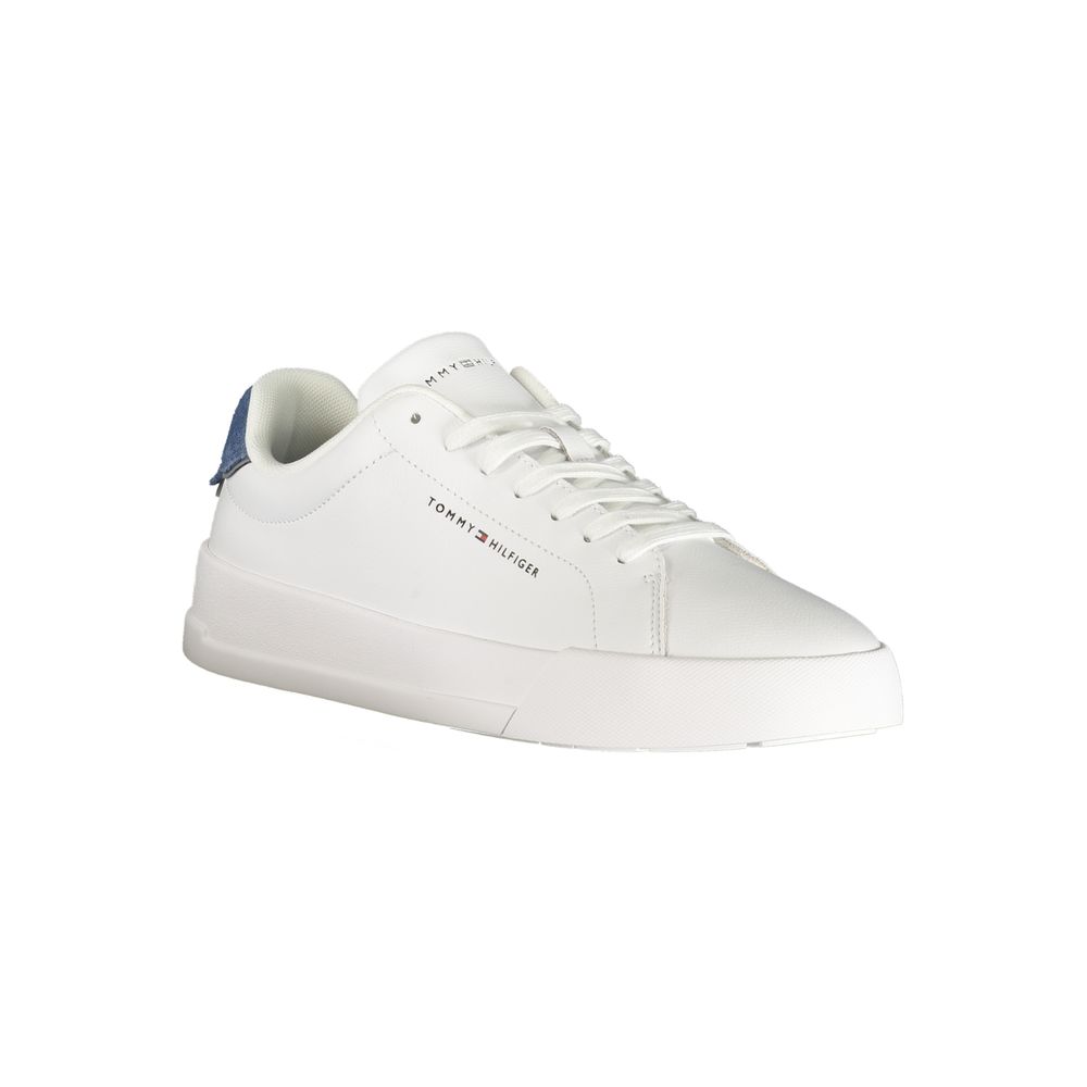 Tommy Hilfiger White Polyurethane Sneaker