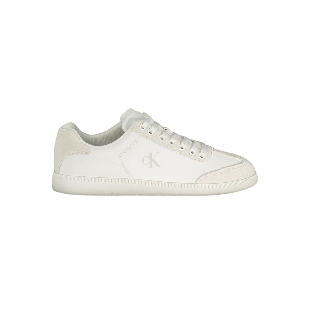 White Polyester Men's Sneaker mens luxury fashion - Mens Edit