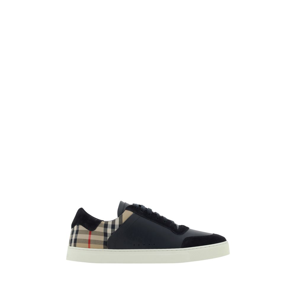 Burberry Multicolor Calf Leather Sneakers mens luxury fashion - Mens Edit
