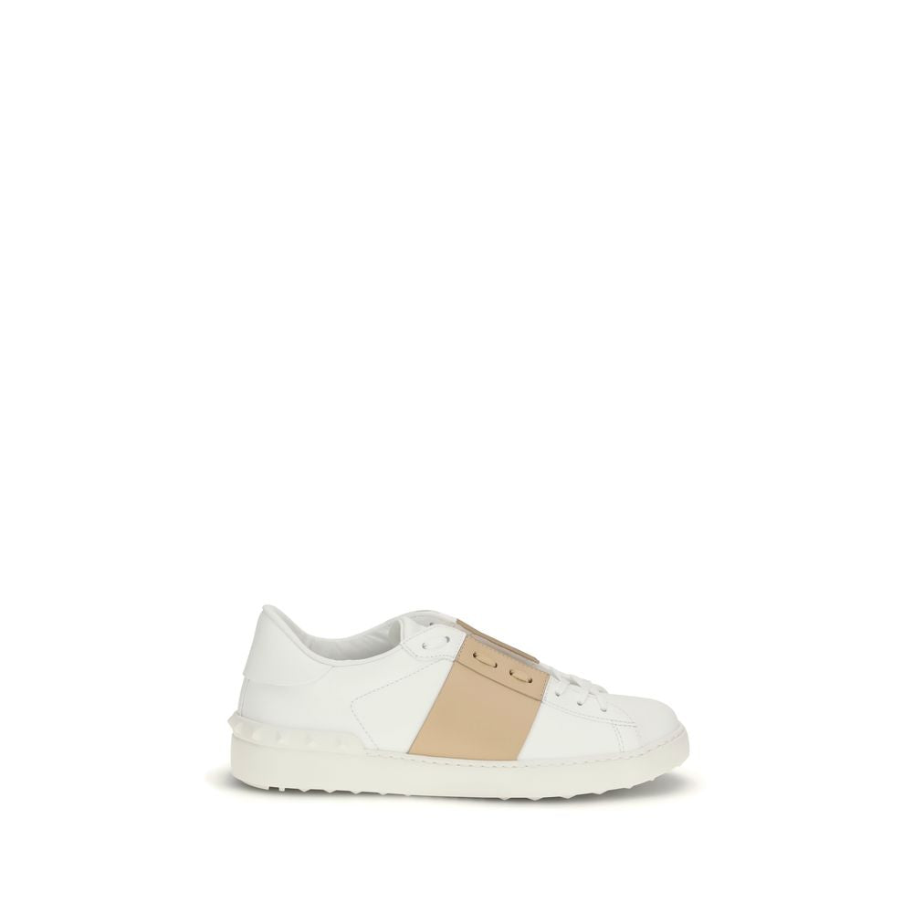 Valentino Garavani White Calf Leather Sneakers mens luxury fashion - Mens Edit