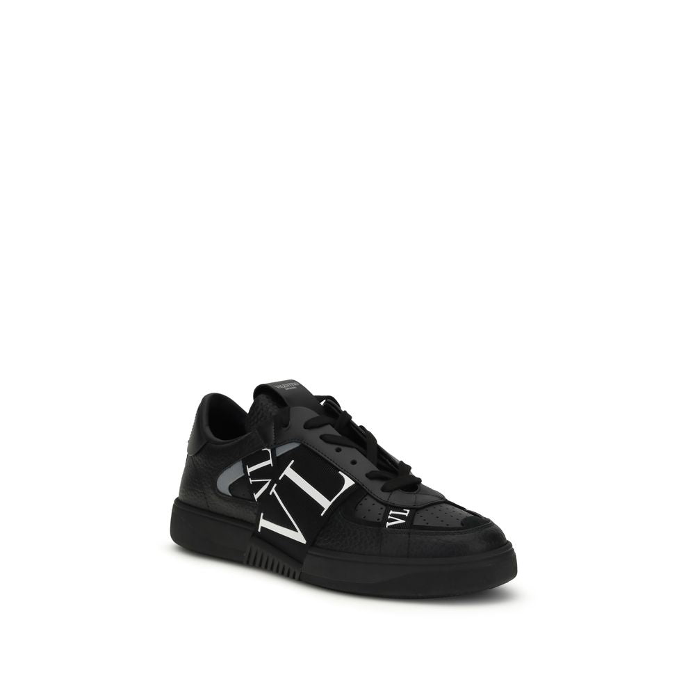 Valentino Garavani Bos Taurus Δερμάτινα Low-Top Sneakers σε Μαύρο