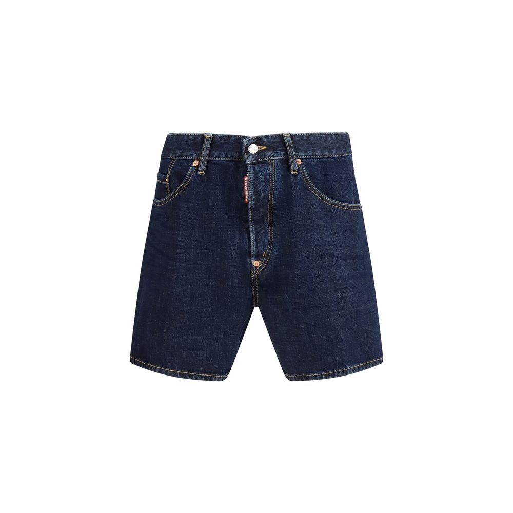 Blue Cotton Bermuda Shorts mens luxury fashion - Mens Edit