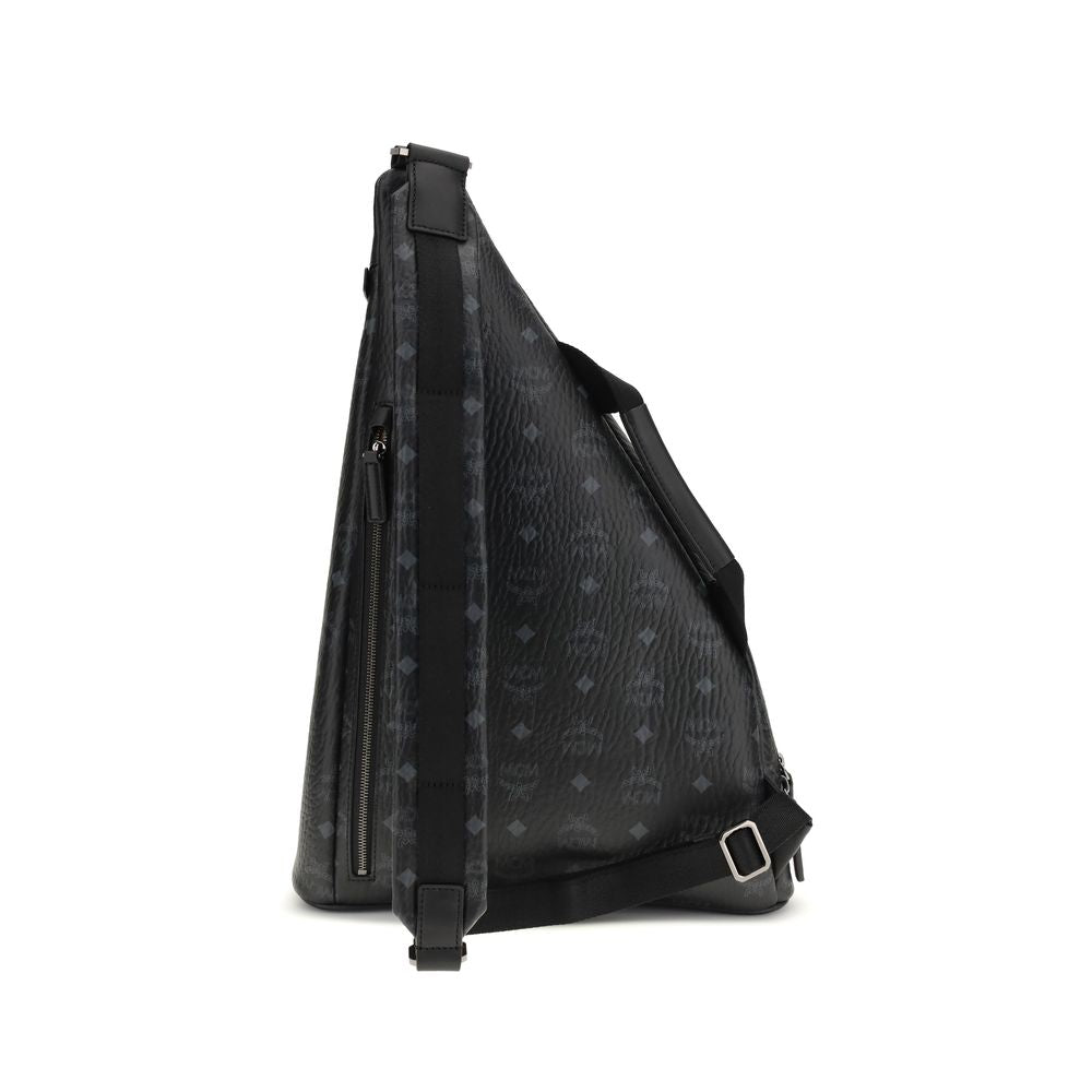 MCM Aren Sling Backpack in Visetos Coated Canvas
