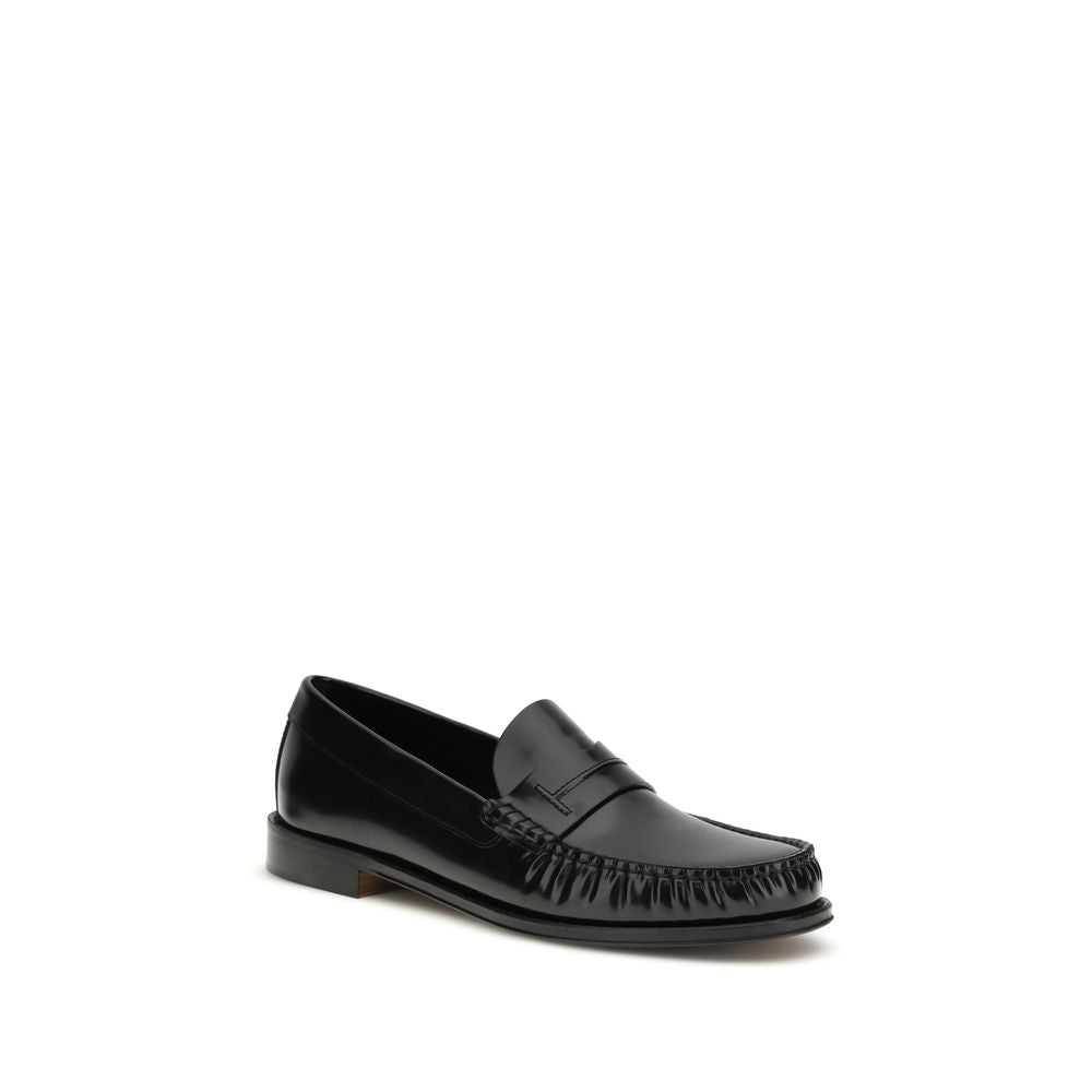 Tom Ford Δερμάτινα Slip-On Loafers από δέρμα μοσχαριού σε Μαύρο
