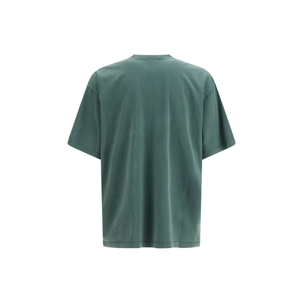 Balenciaga Embroidered Bicolor Cotton T-Shirt