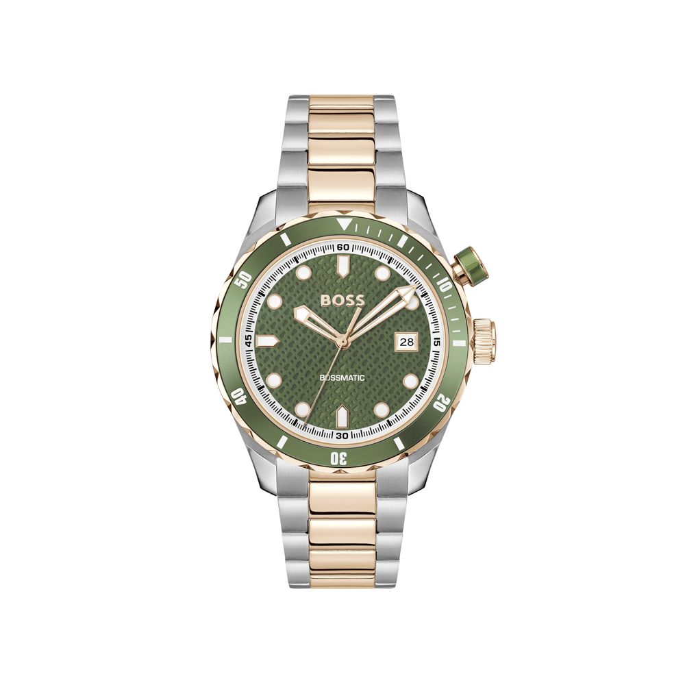 Gray Stainless Steel Dress Watch mens luxury fashion - Mens Edit