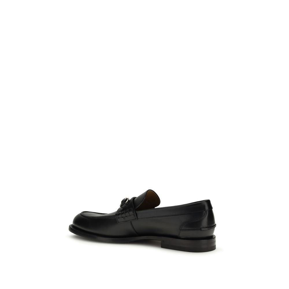 Gucci Δερμάτινα Horsebit Loafers από δέρμα μοσχαριού σε Μαύρο