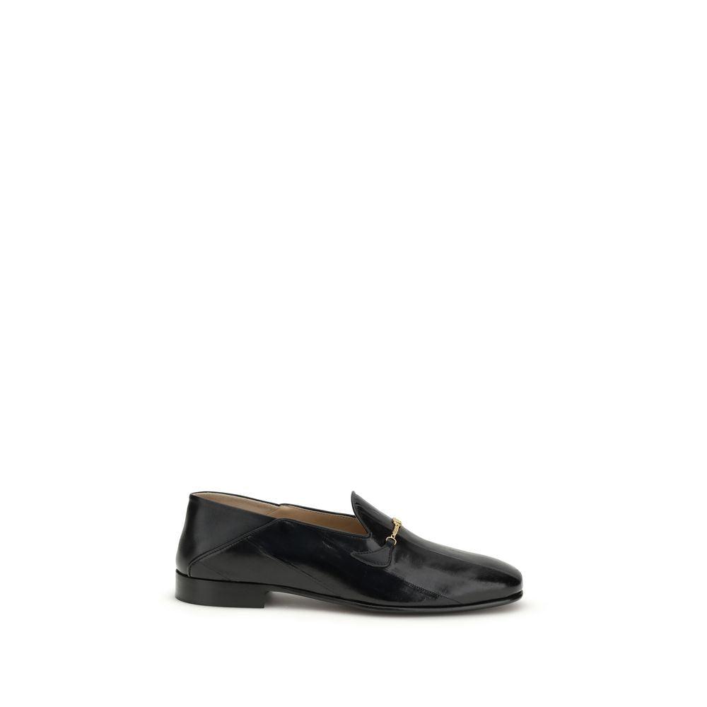 Valentino Garavani Black Calf Leather Loafers mens luxury fashion - Mens Edit