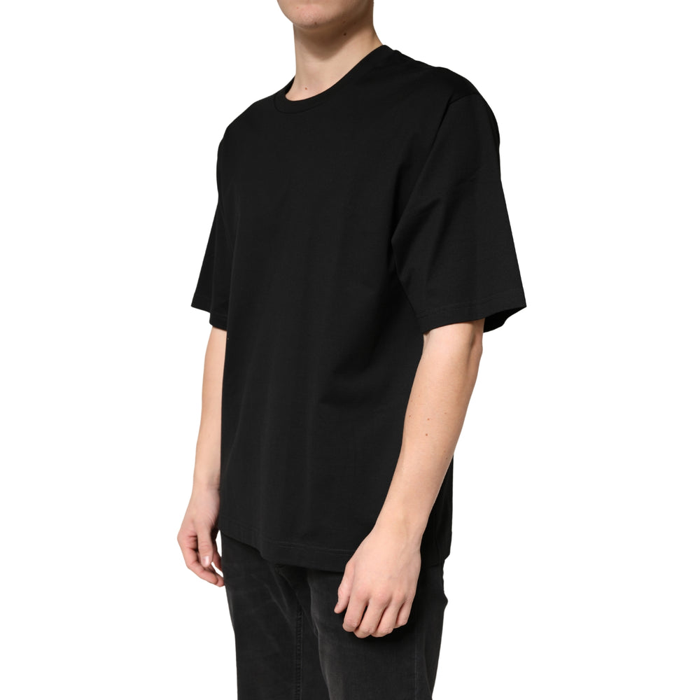 Dolce & Gabbana T-Shirt από 100% βαμβάκι σε Μαύρο