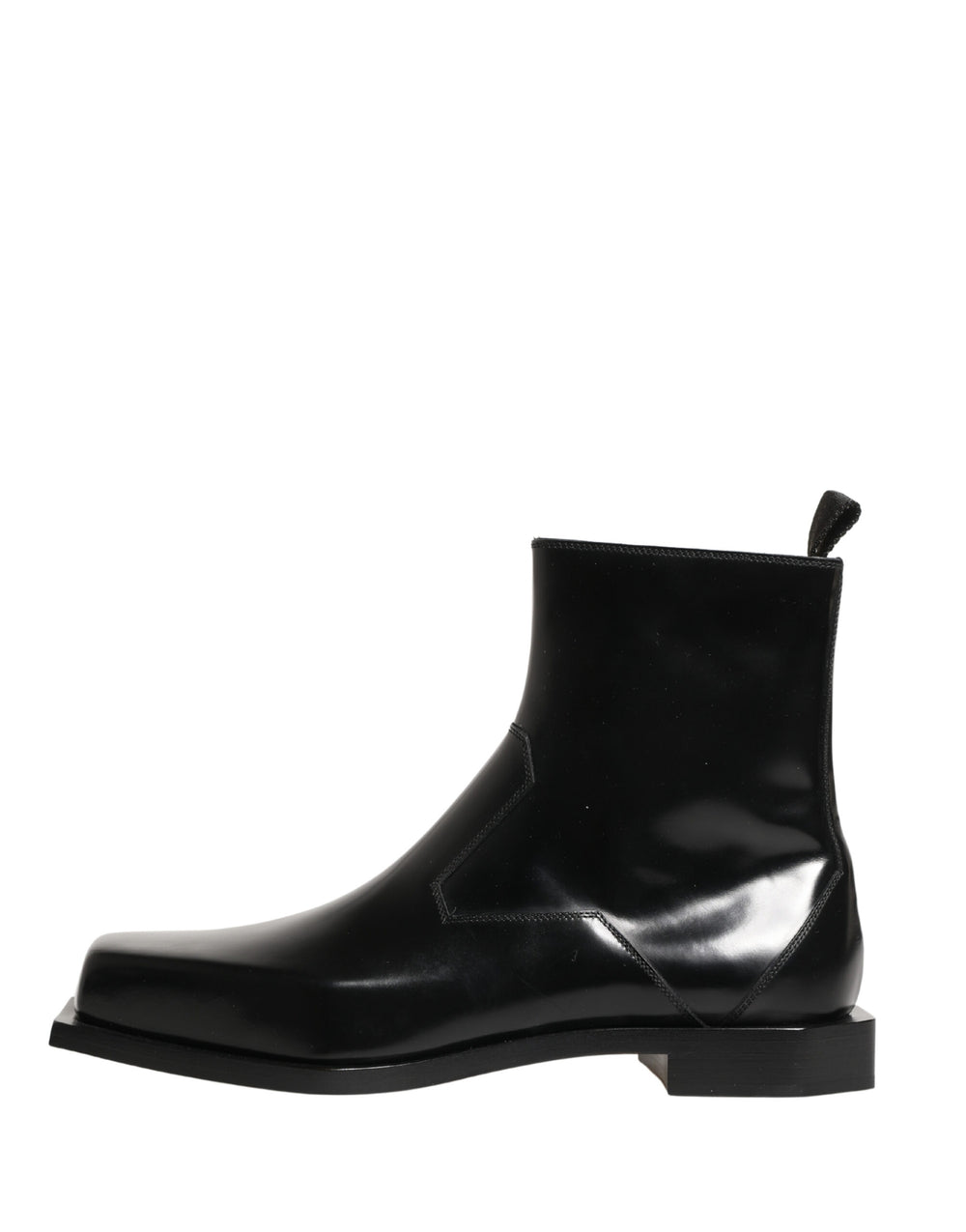 Dolce & Gabbana Leather Ankle Boots in Black