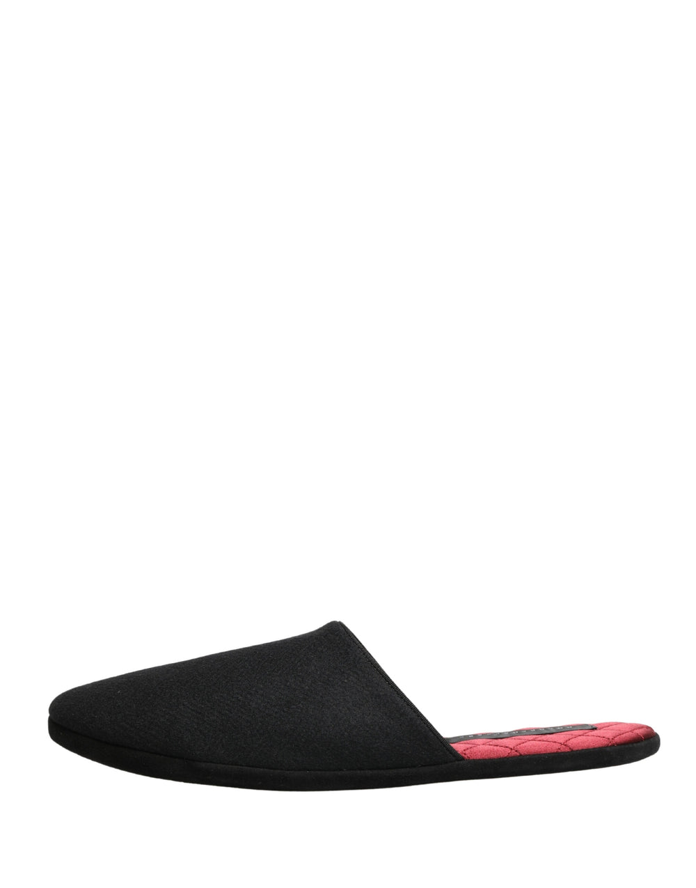Dolce & Gabbana Wool Cashmere Slippers in Black
