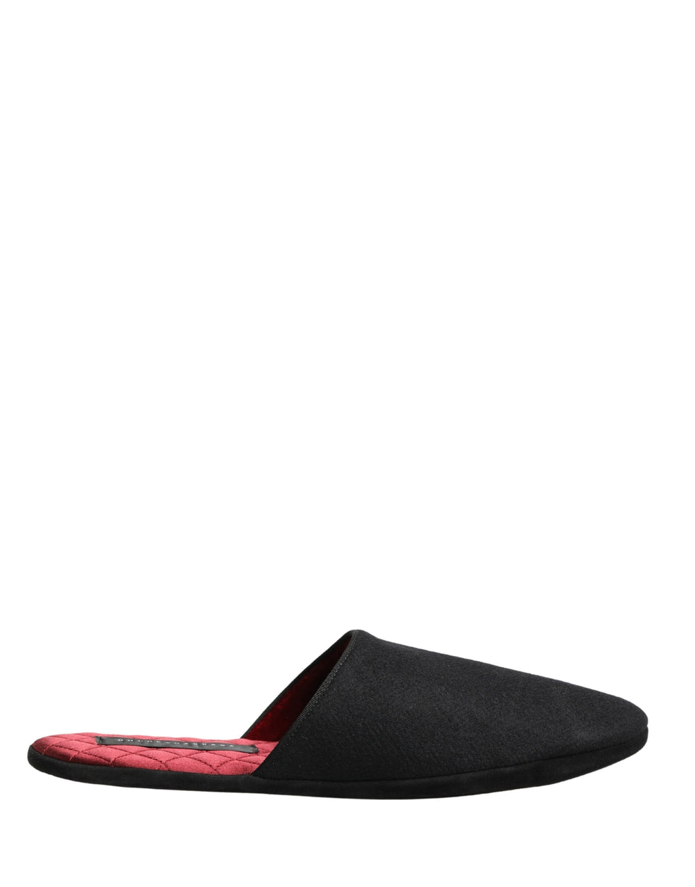 Dolce & Gabbana Wool Cashmere Slippers in Black