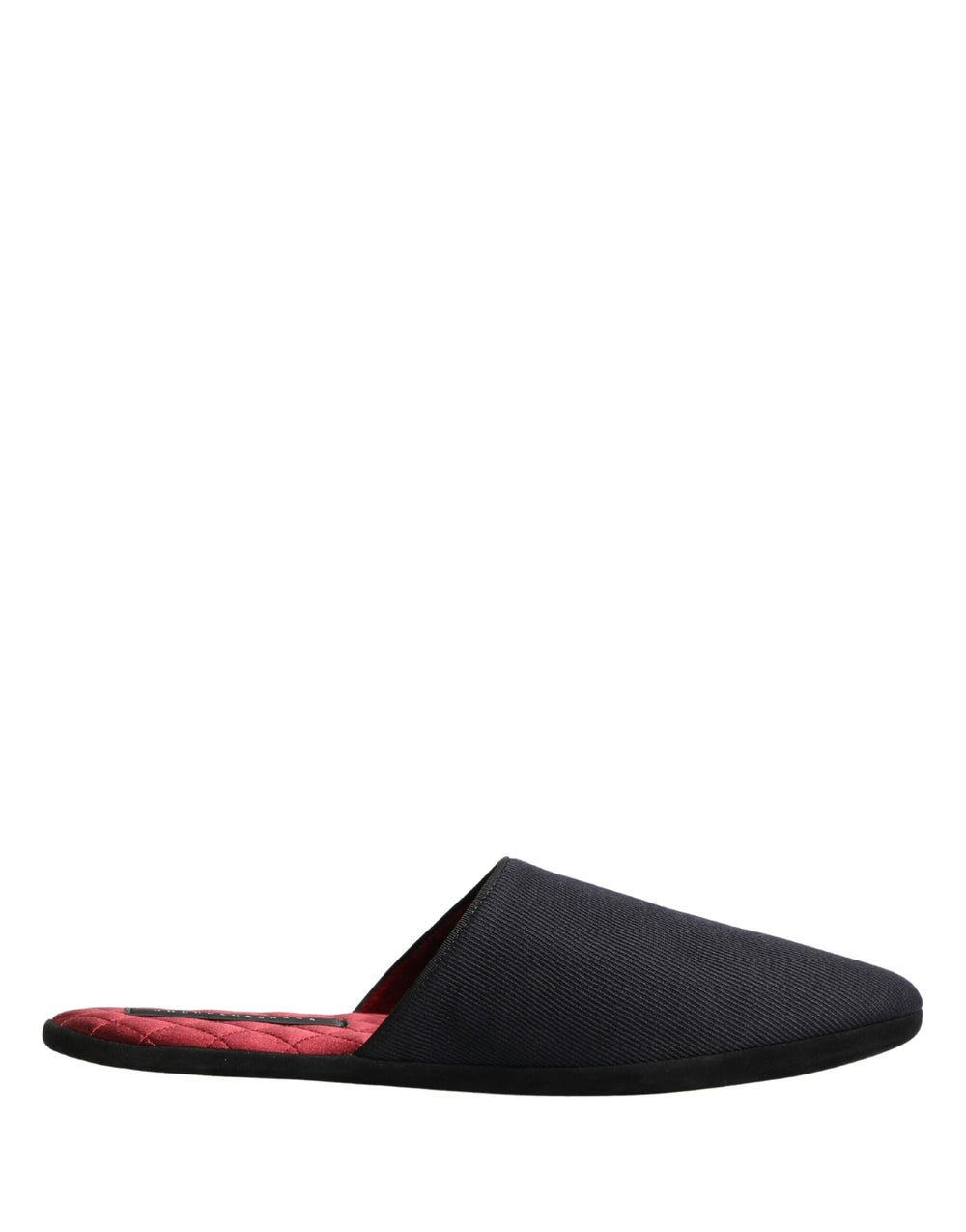 Dolce & Gabbana Wool-Cotton Slippers in Dark Navy