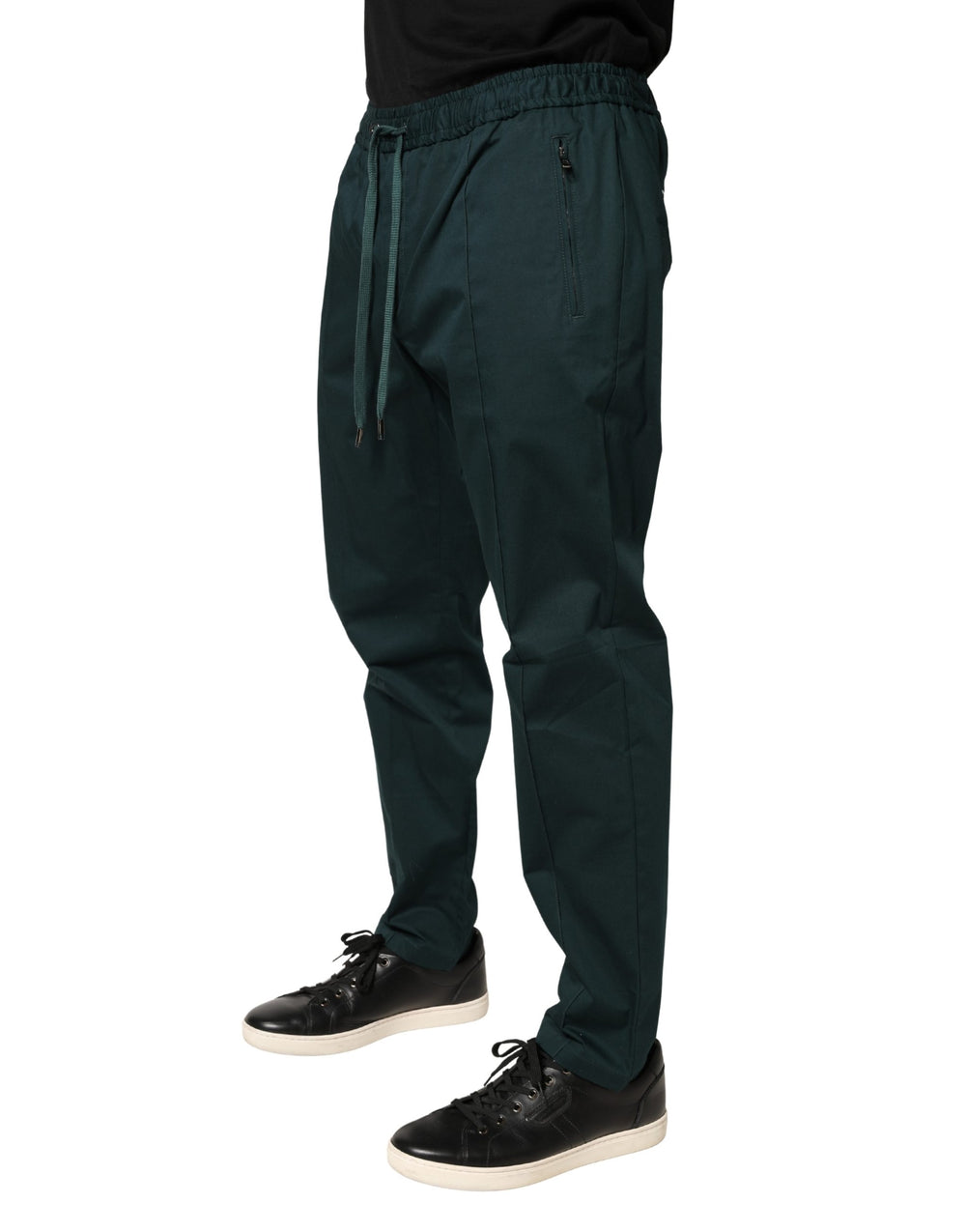 Dolce & Gabbana Cotton Jogger Trousers in Green