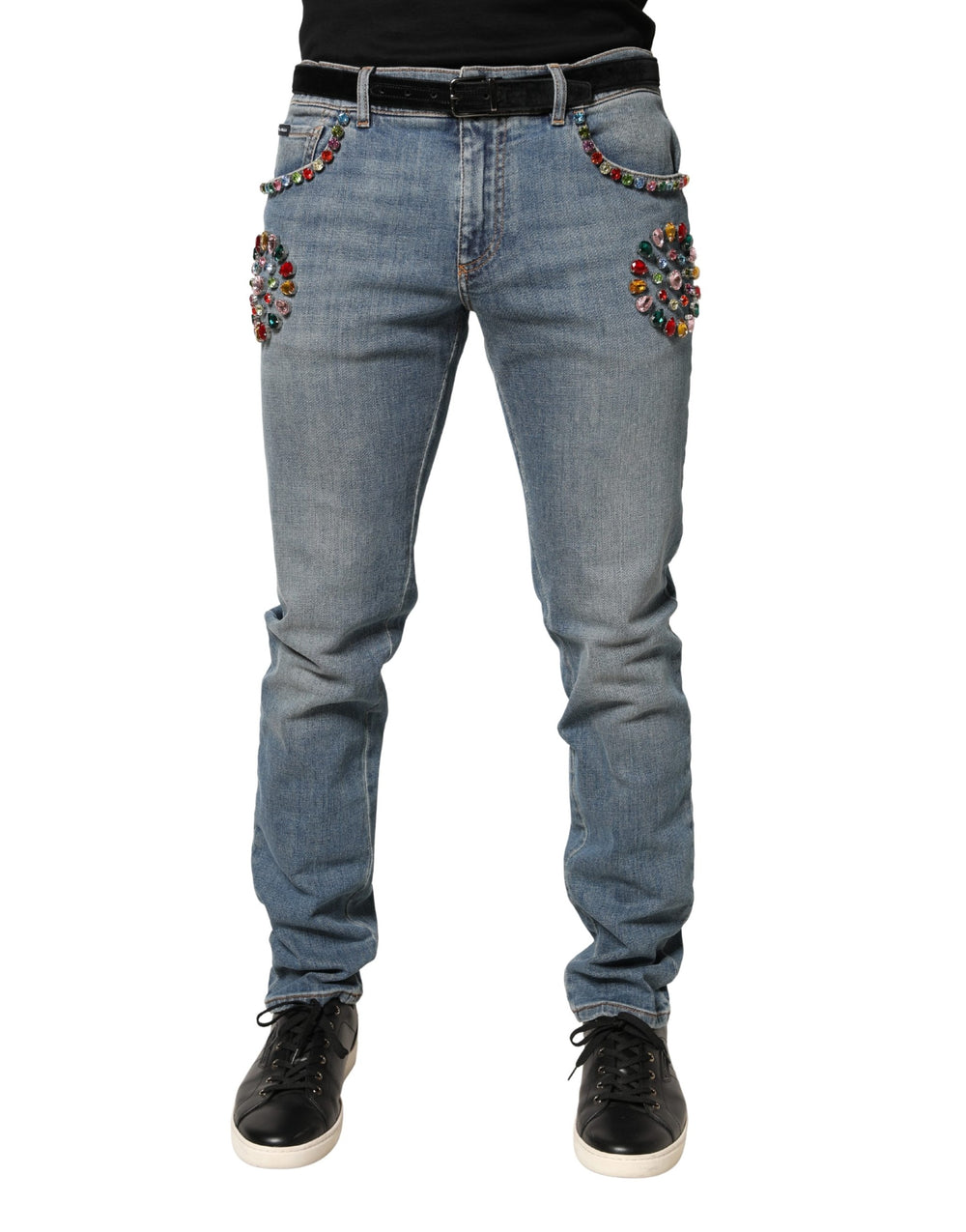 Dolce & Gabbana Cotton Jeans in Blue
