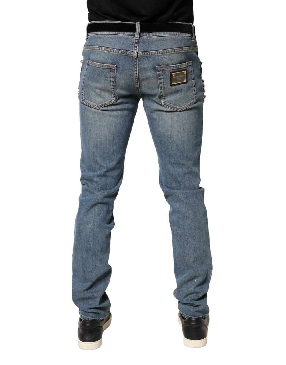 Dolce & Gabbana Cotton Jeans in Blue