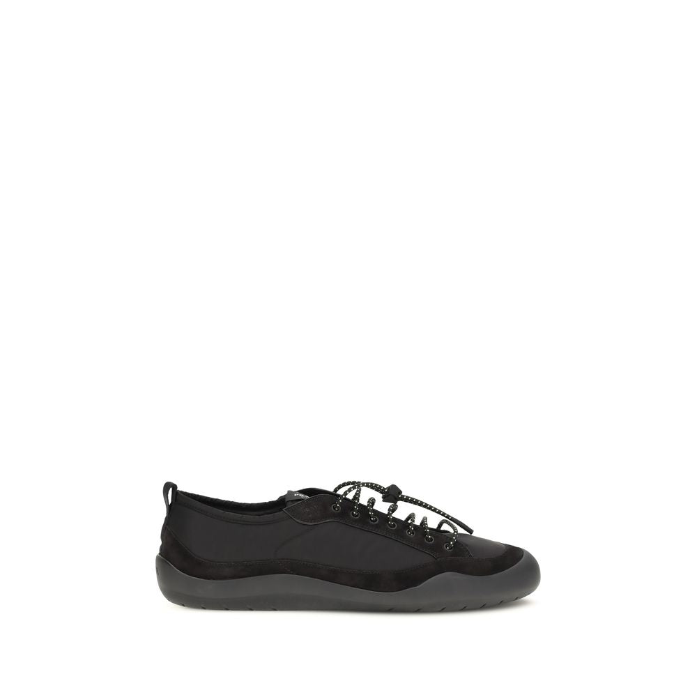 Prada Black Recycled Polyamide Athletic Running Sneakers mens luxury fashion - Mens Edit