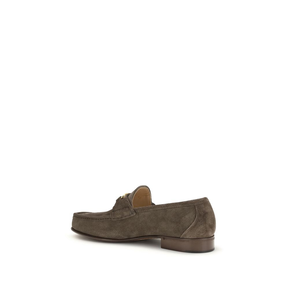 Valentino Garavani Loafers από δέρμα μοσχαριού Bos Taurus σε Καφέ