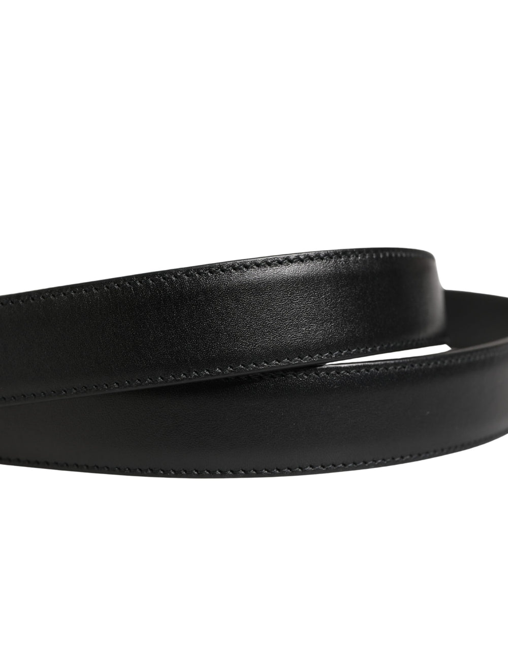 Dolce & Gabbana Calf Leather Belt in Black