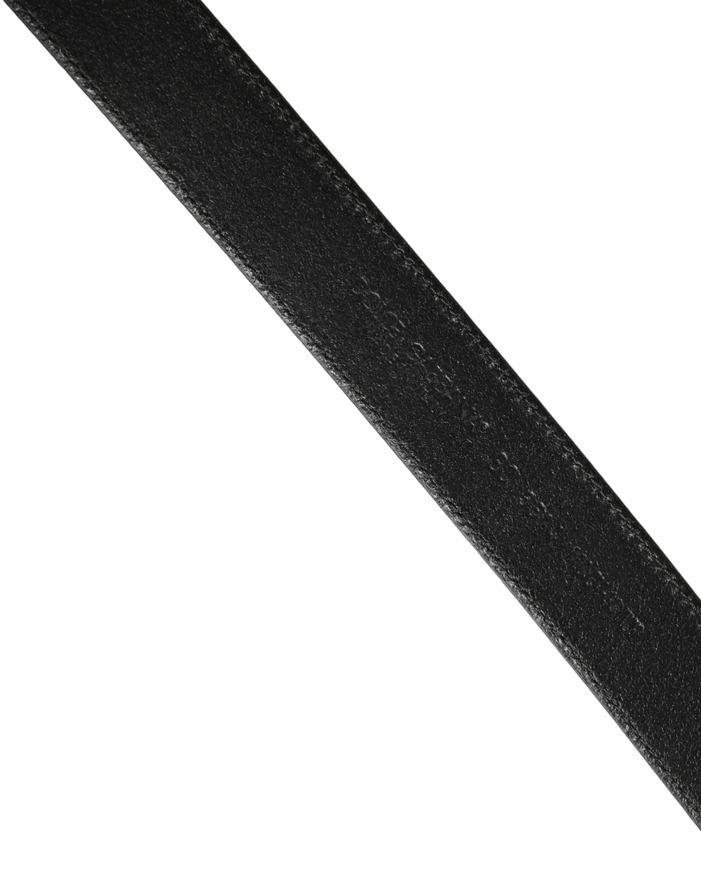 Dolce & Gabbana Calf Leather Belt in Black