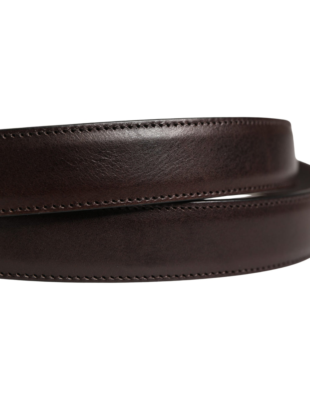 Dolce & Gabbana Calf Leather Belt in Brown