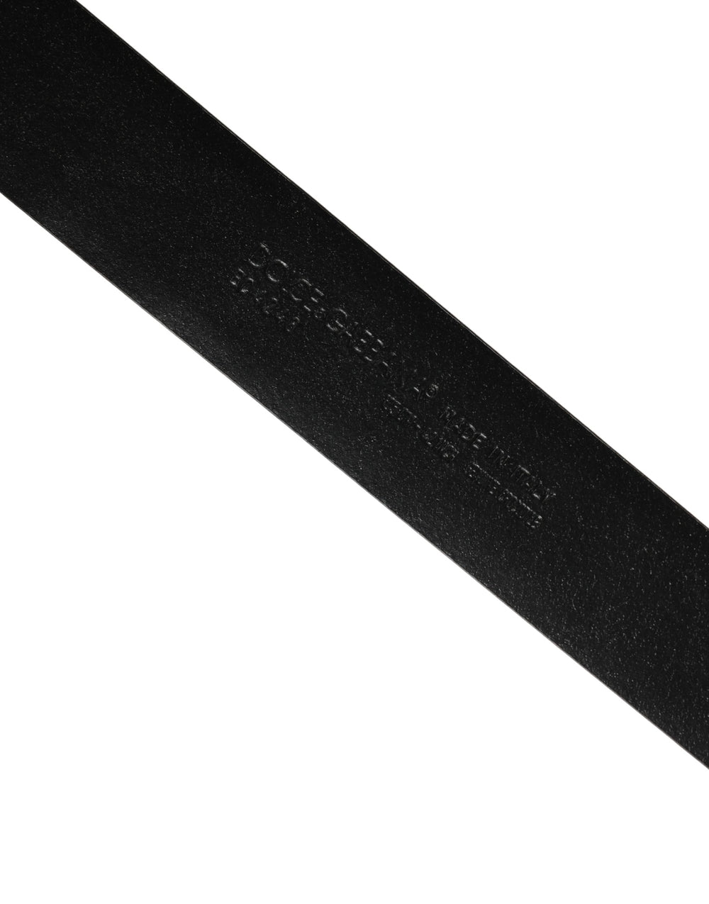 Dolce & Gabbana Caiman Leather Belt in Black