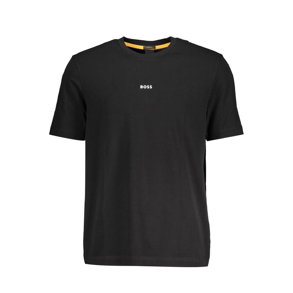 Black Cotton Men's T-Shirt mens luxury fashion - Mens Edit