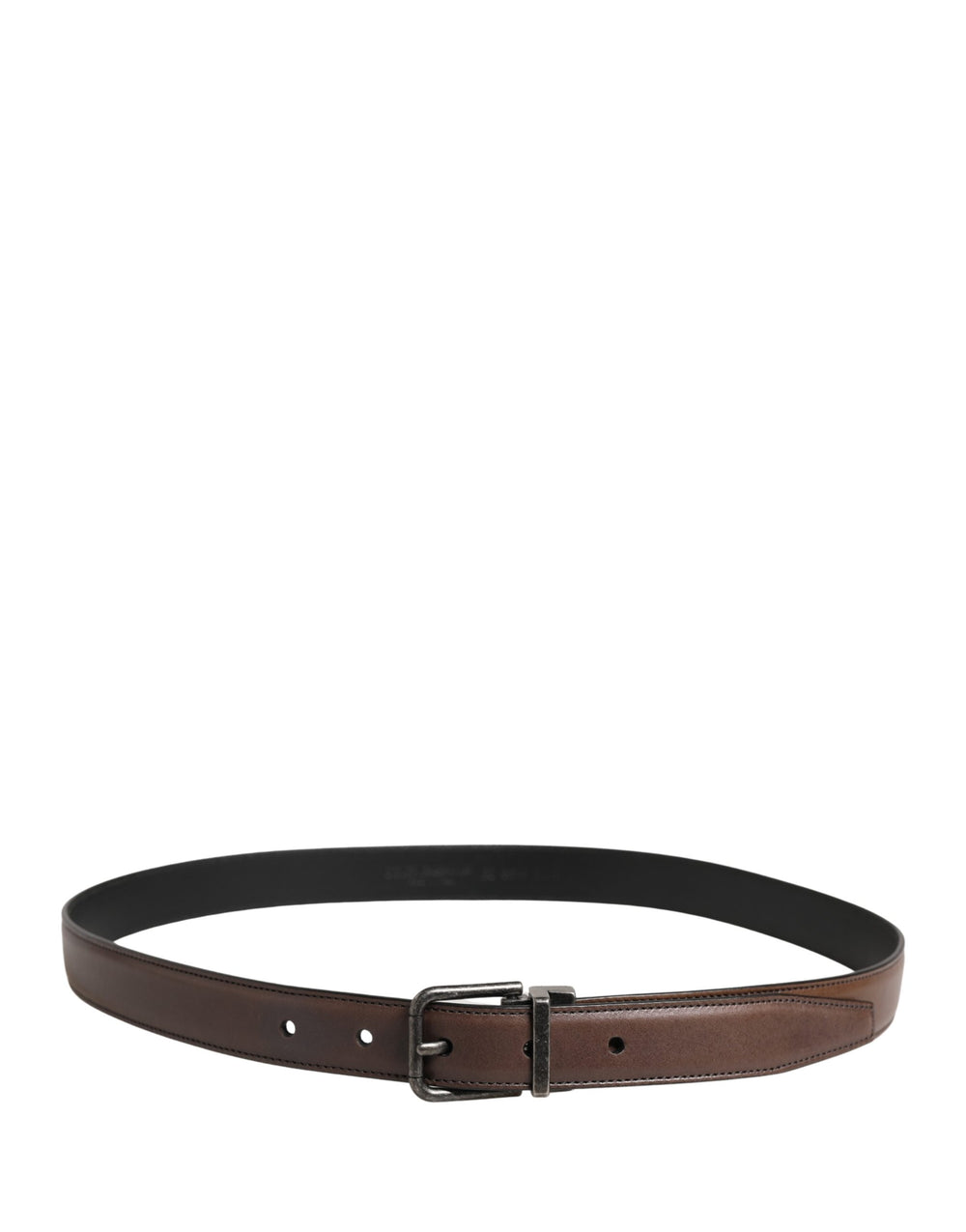 Dolce & Gabbana Calf Leather Belt in Brown