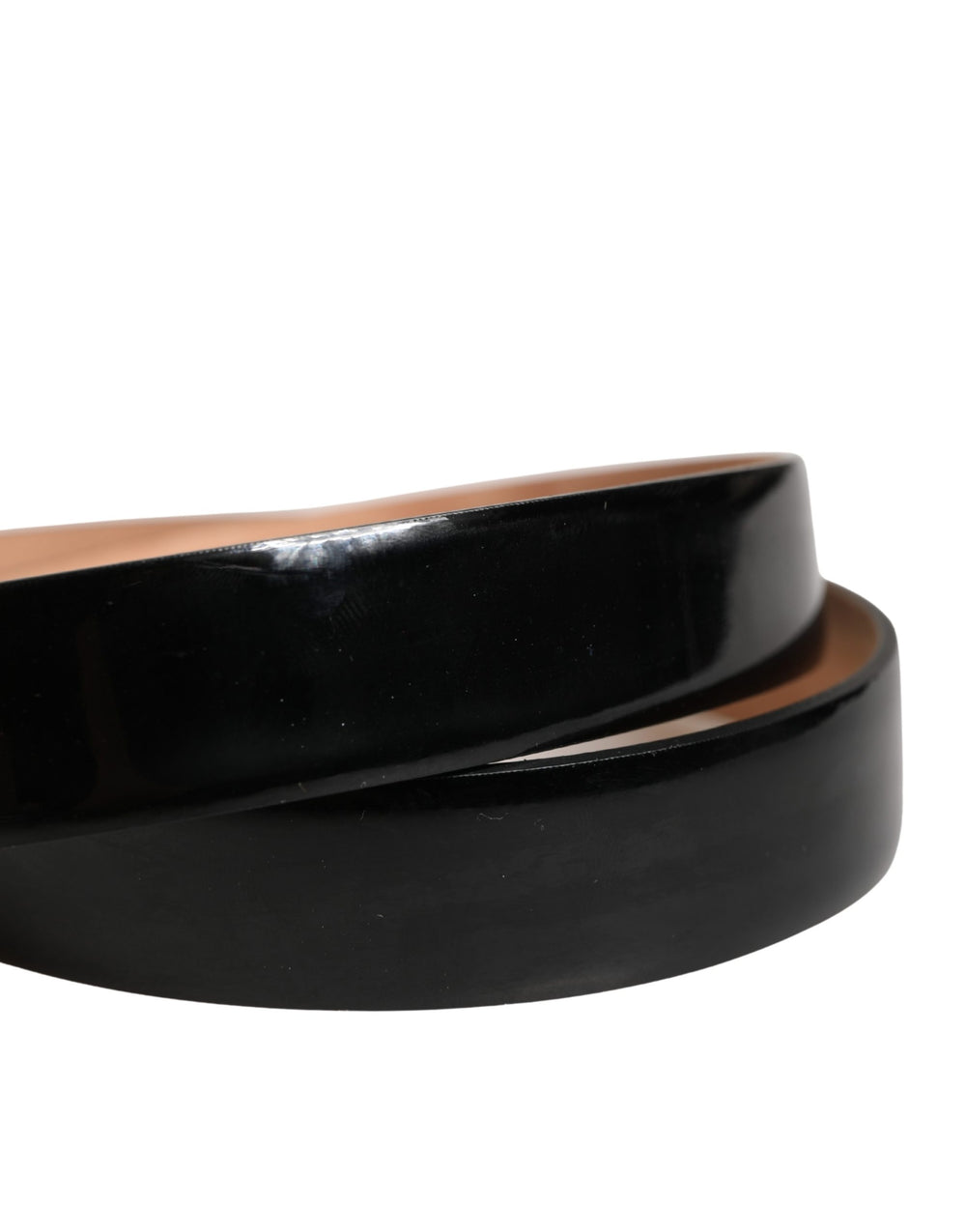 Dolce & Gabbana Calf Leather Belt in Black