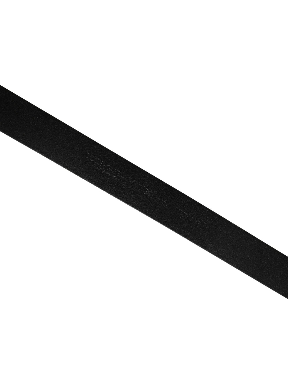 Dolce & Gabbana Calf Leather Belt in Black