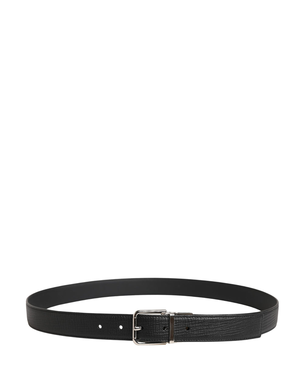 Dolce & Gabbana Calf Leather Belt in Black