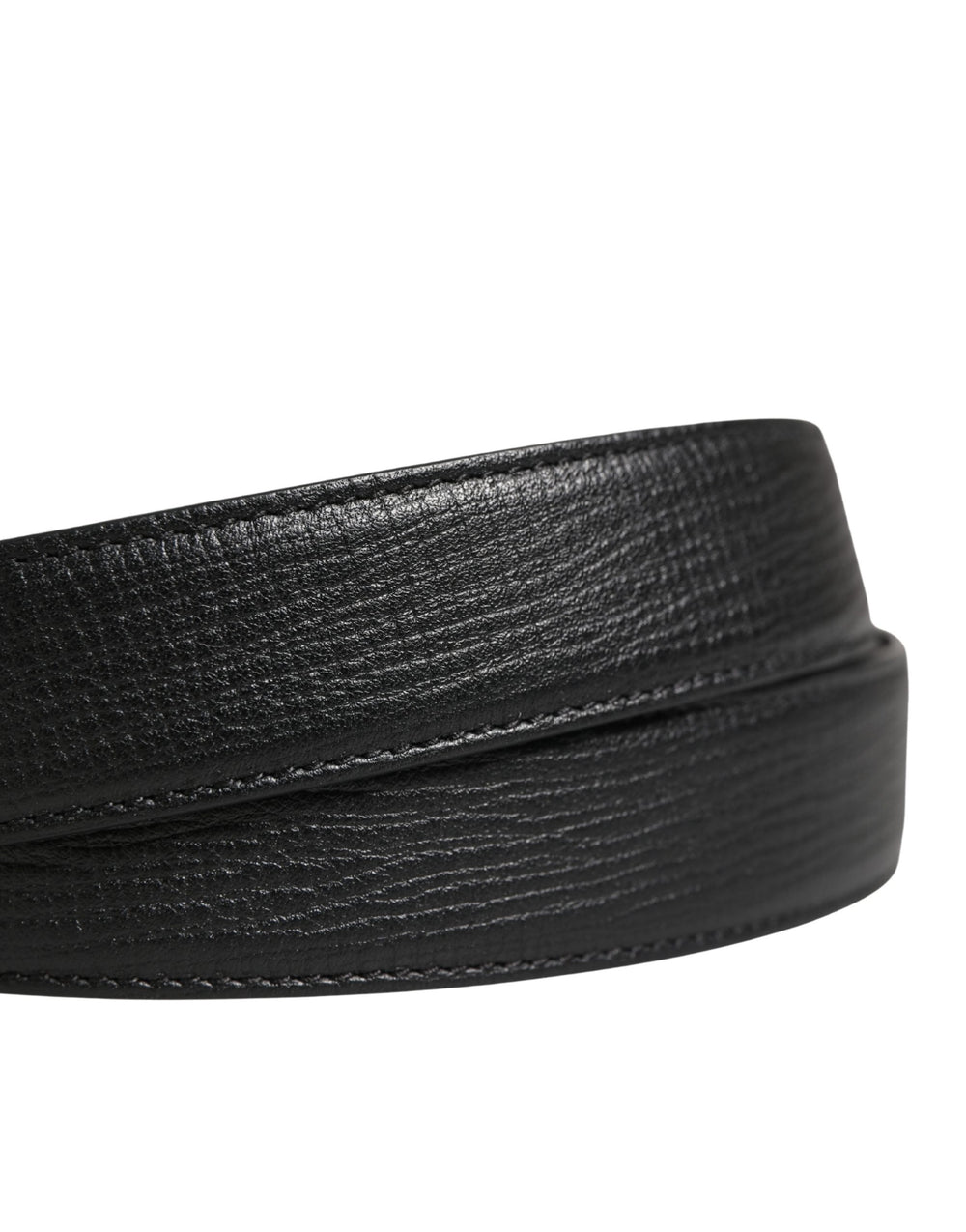Dolce & Gabbana Calf Leather Belt in Black