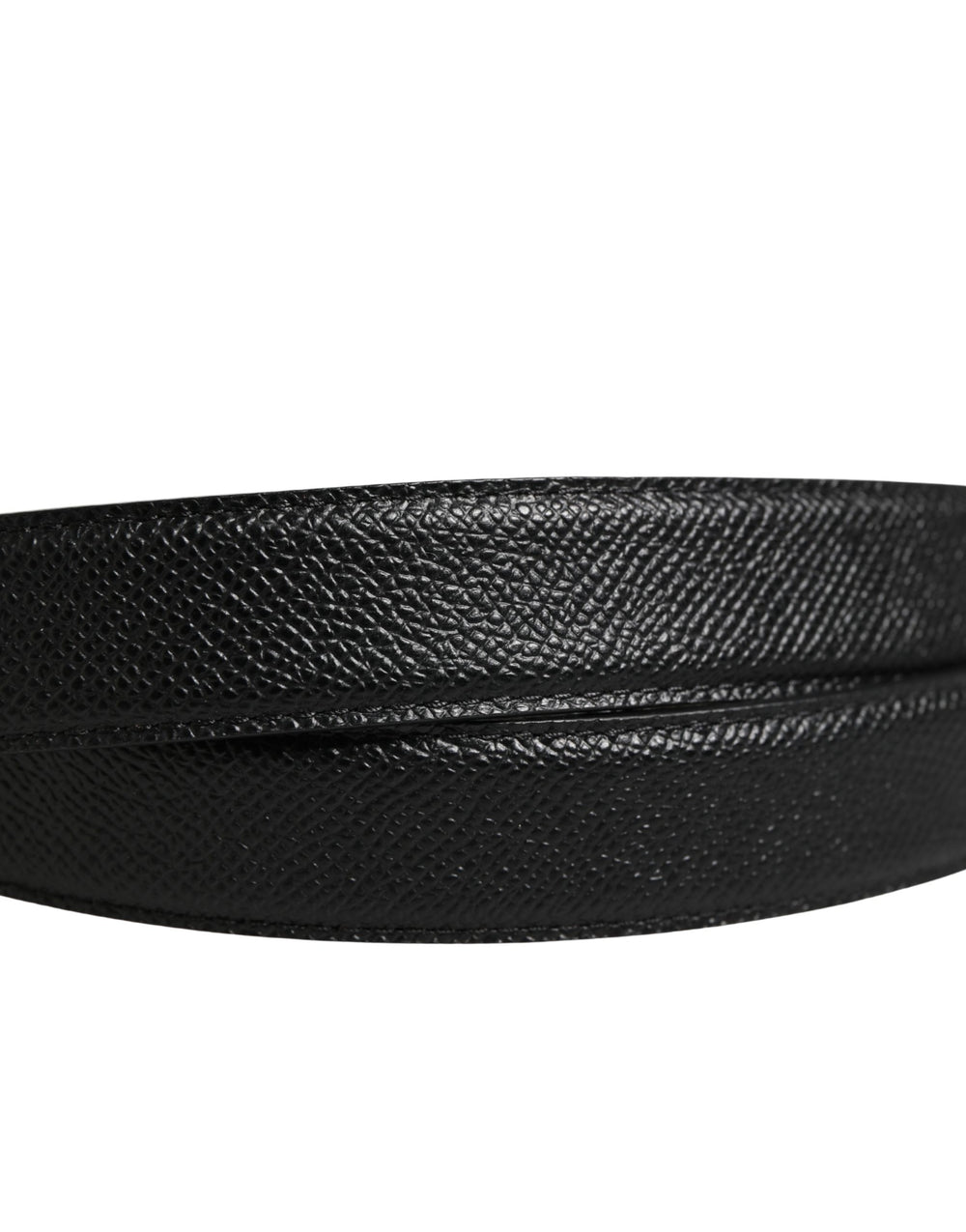 Dolce & Gabbana Calf Leather Belt in Black