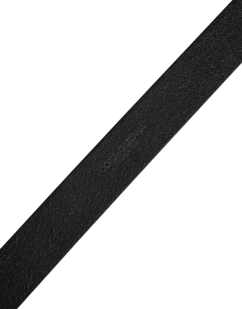 Dolce & Gabbana Calf Leather Belt in Black