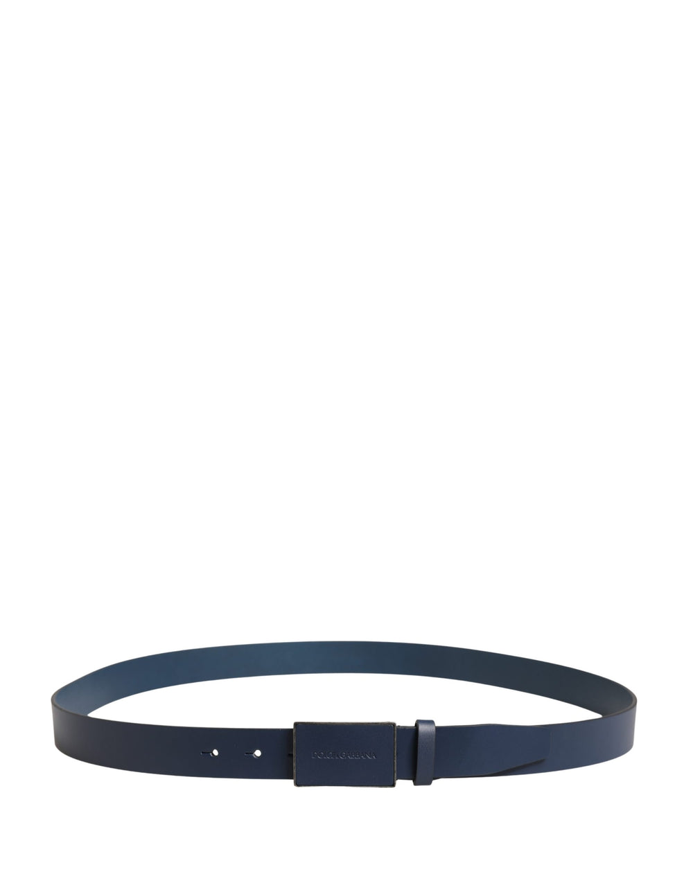 Dolce & Gabbana Calf Leather Belt in Blue
