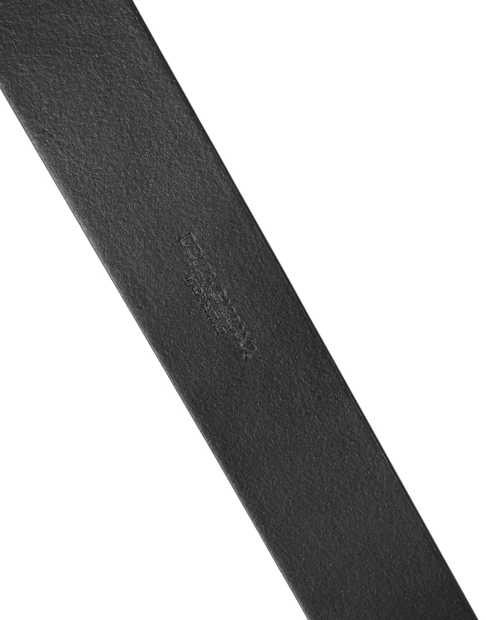 Dolce & Gabbana Calf Leather Belt in Black