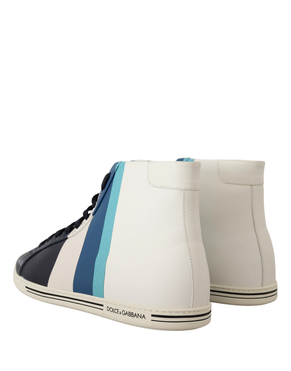 Dolce & Gabbana Leather Mid-Top Sneakers in Multicolor