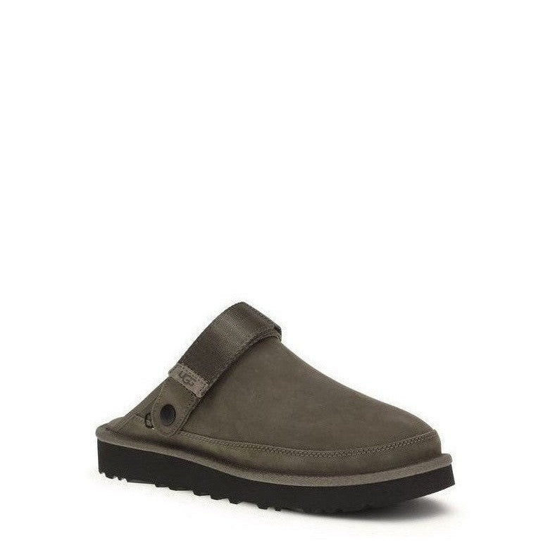 UGG Mules από Δέρμα Μοσχαριού σε Καφέ