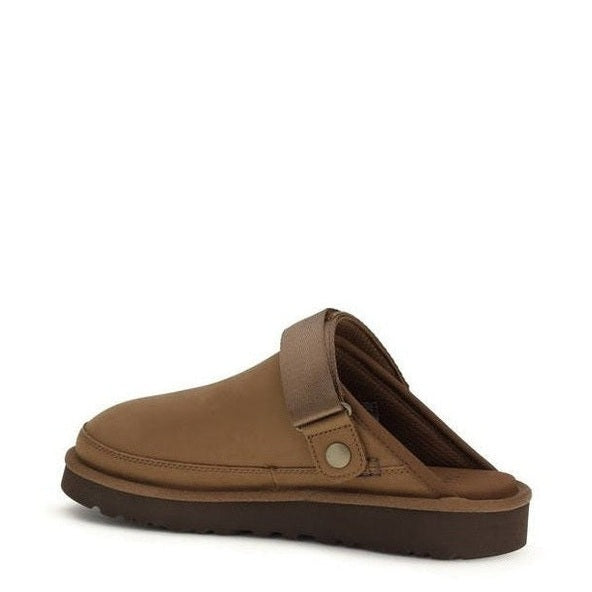 UGG Calf Leather Mules in Brown