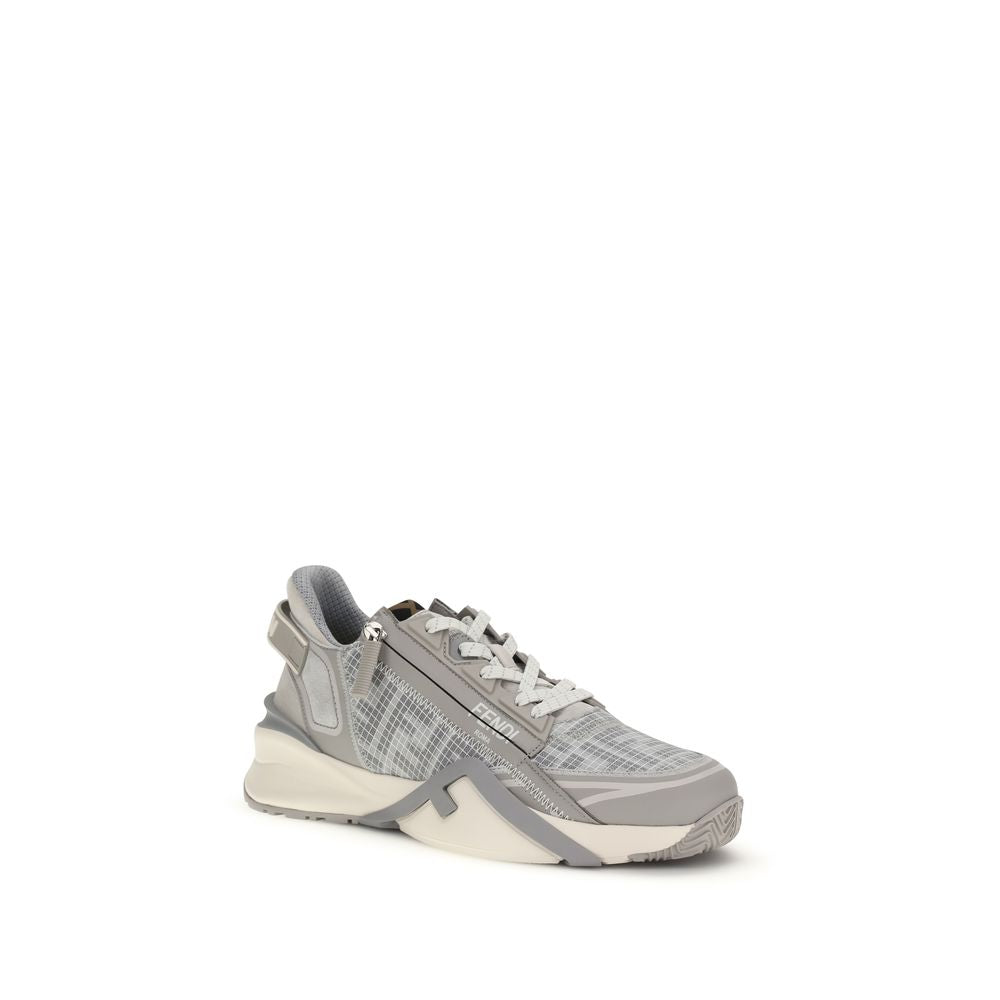 Fendi Flow High-Performance Athletic Sneakers in Gray